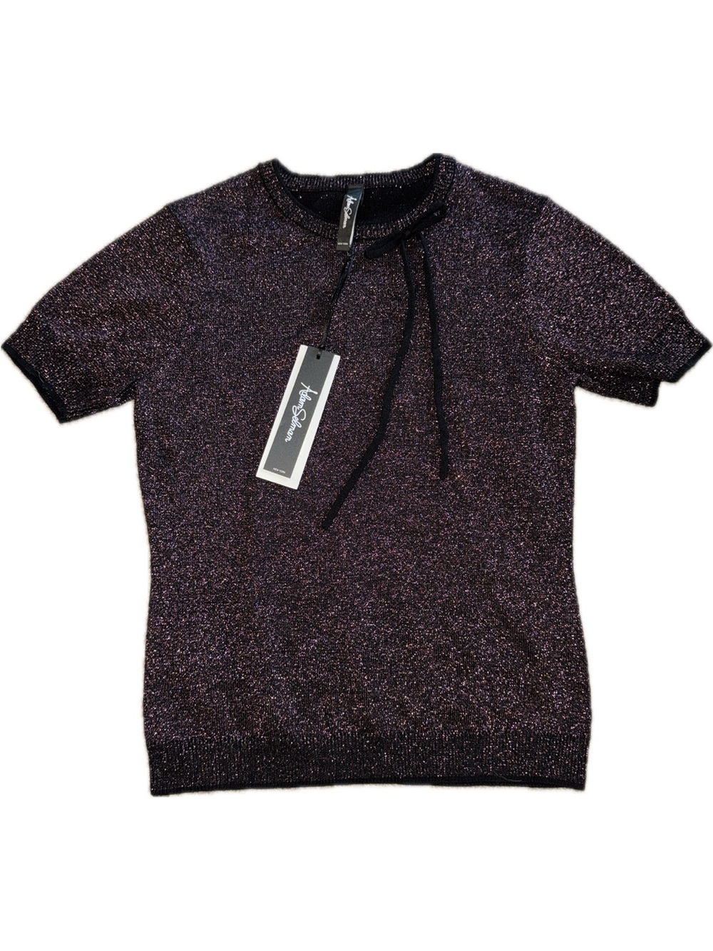 NWT Adam Selman “GLIT-HER BABY T” Top - Size Medium